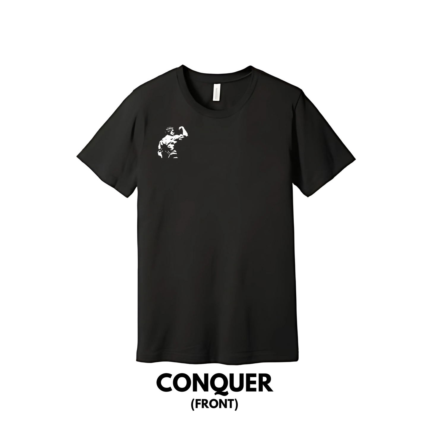 Playera GYM Conquer Arnold Schwarzenegger