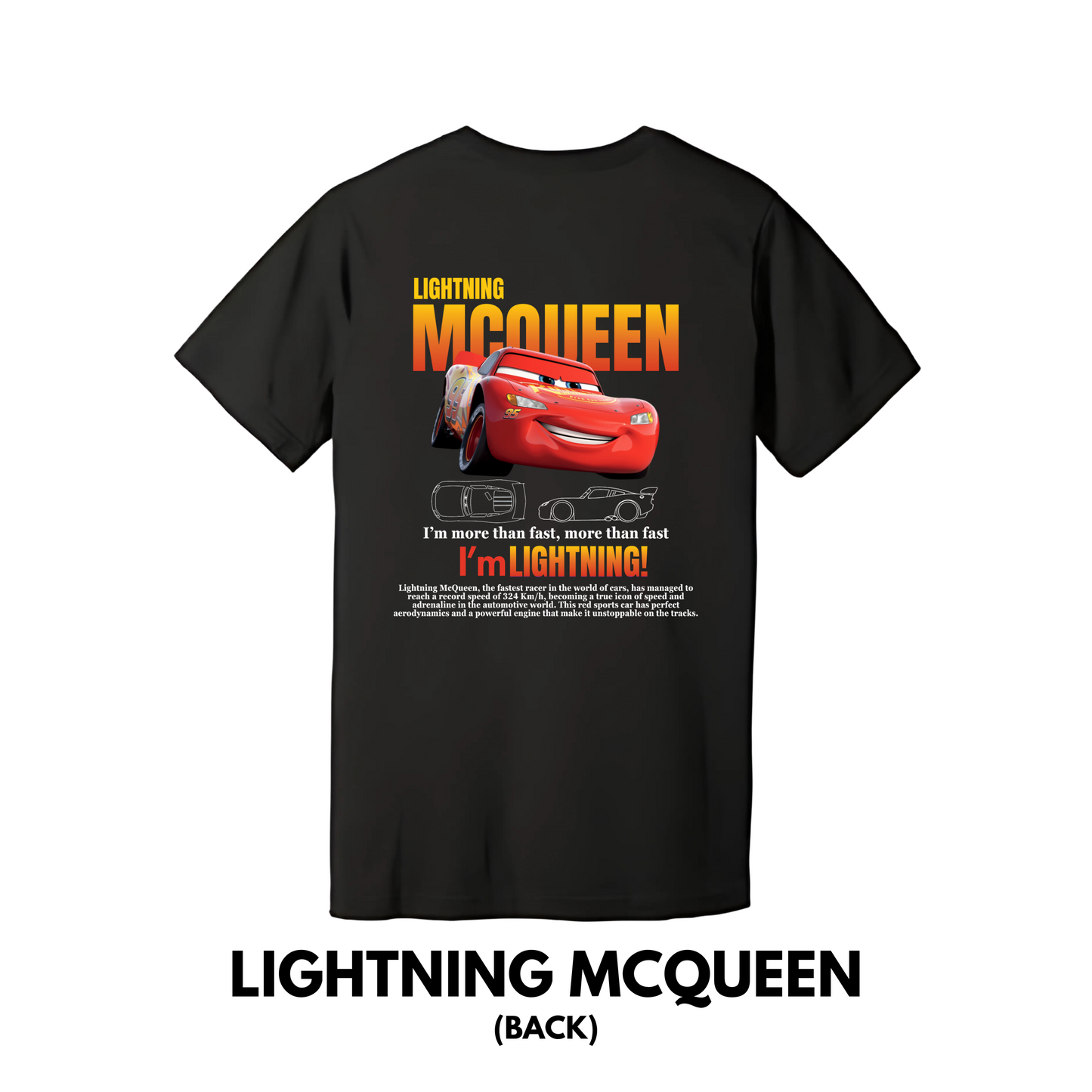 Playera Lightning Mcqueen Cars