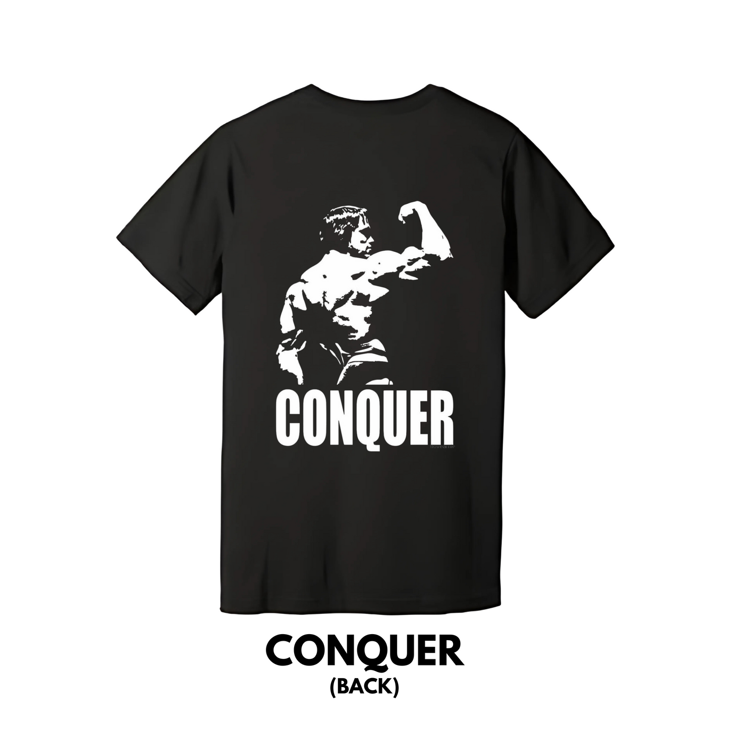 Playera GYM Conquer Arnold Schwarzenegger